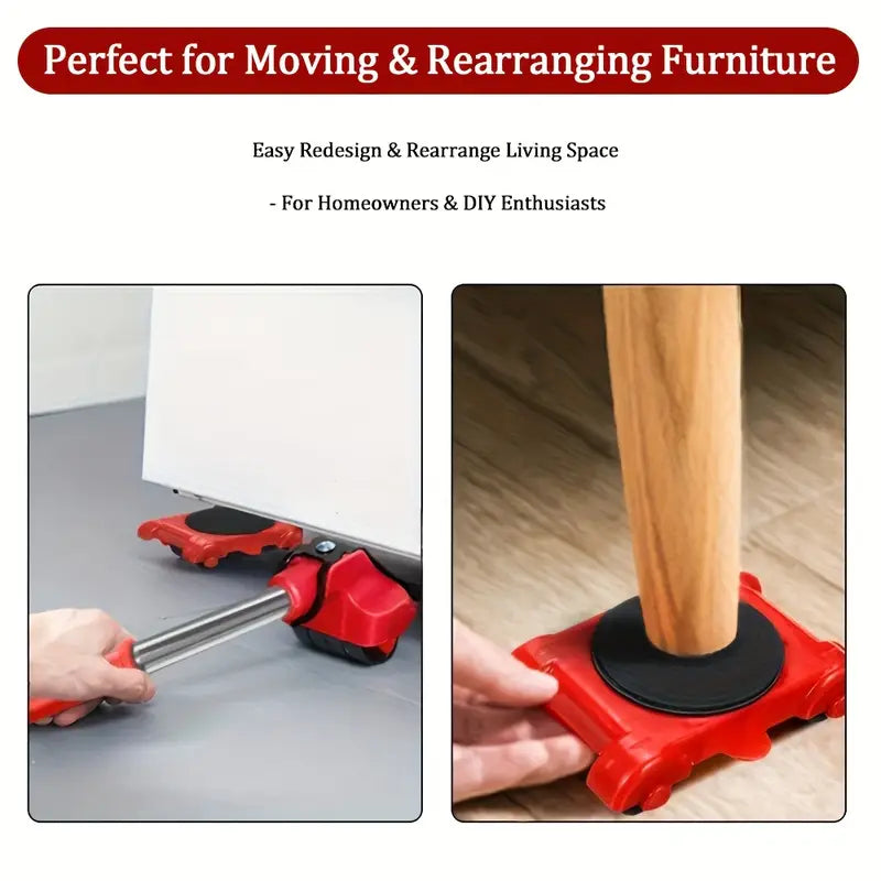 🛠️ 5PCS Heavy Duty Furniture Moving Set | طقم نقل الأثاث الثقيل 5 قطع